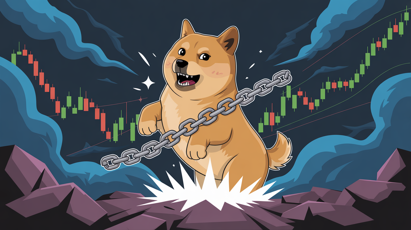 Dogecoin’s price climbs 6%, approaching a potential breakout to $0.35.