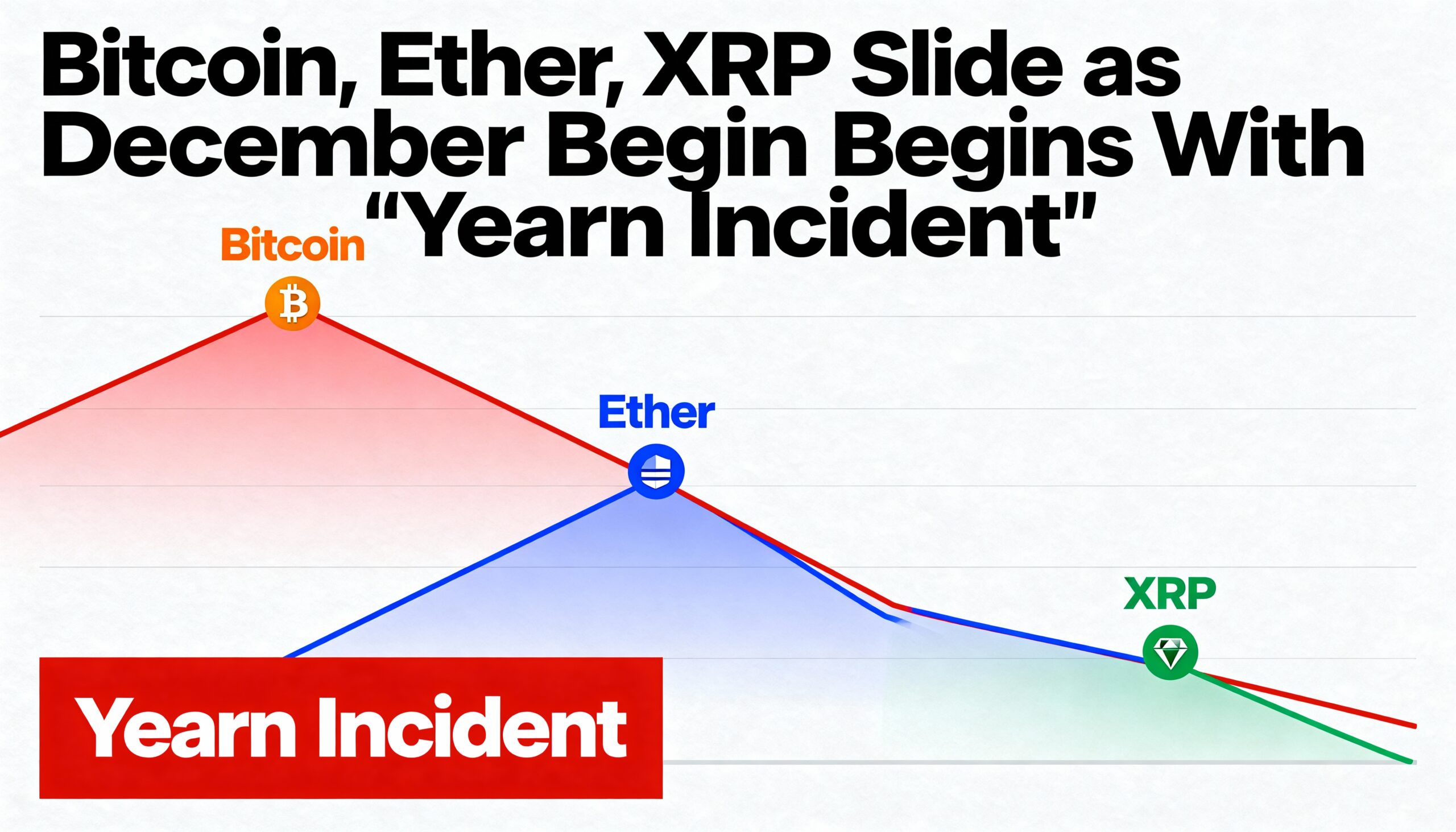 “Crypto Slumps to Open December: Bitcoin, Ether, XRP Hit by ‘Yearn Incident'”