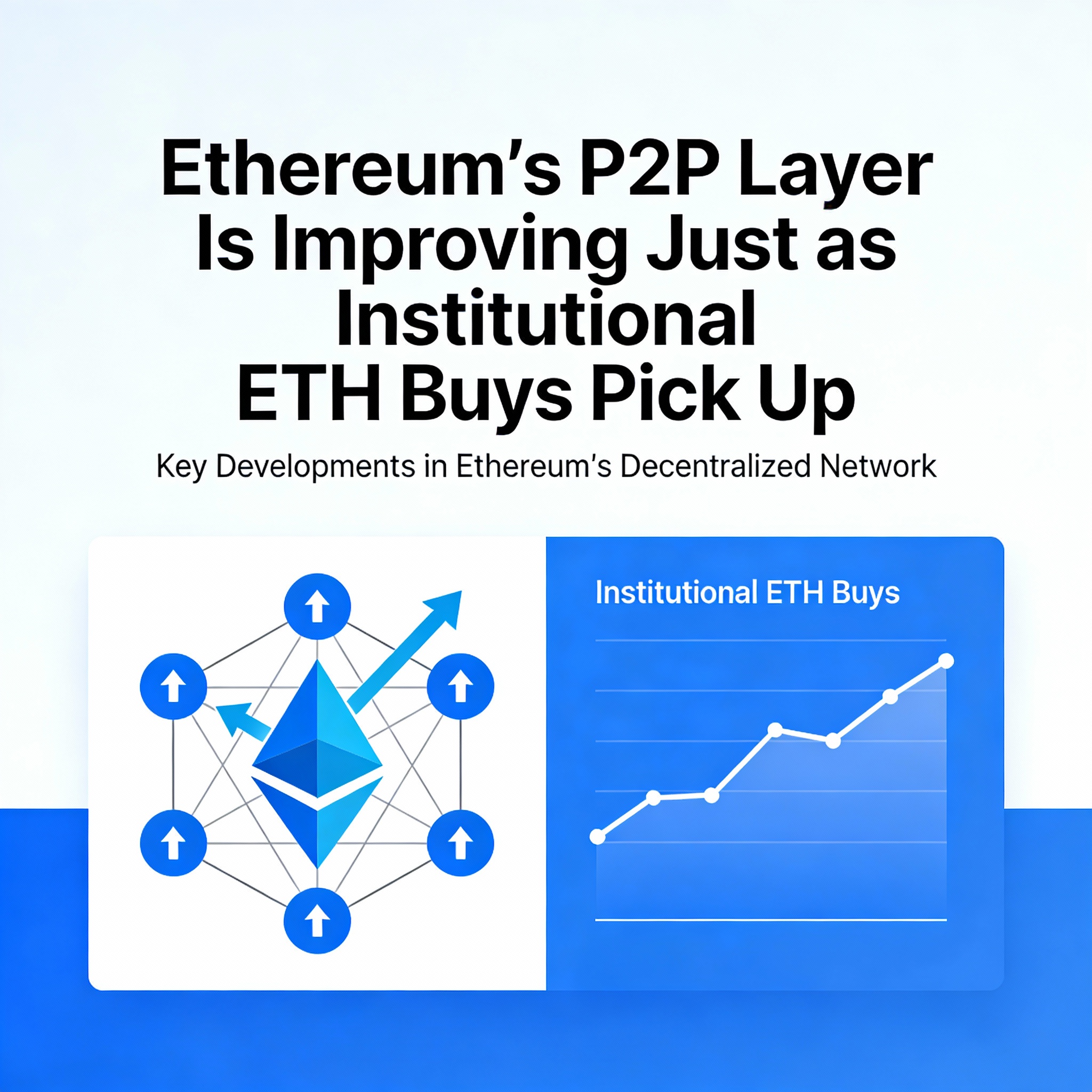 Ethereum’s P2P Infrastructure Gets an Upgrade Just as Institutional Buying Increases.