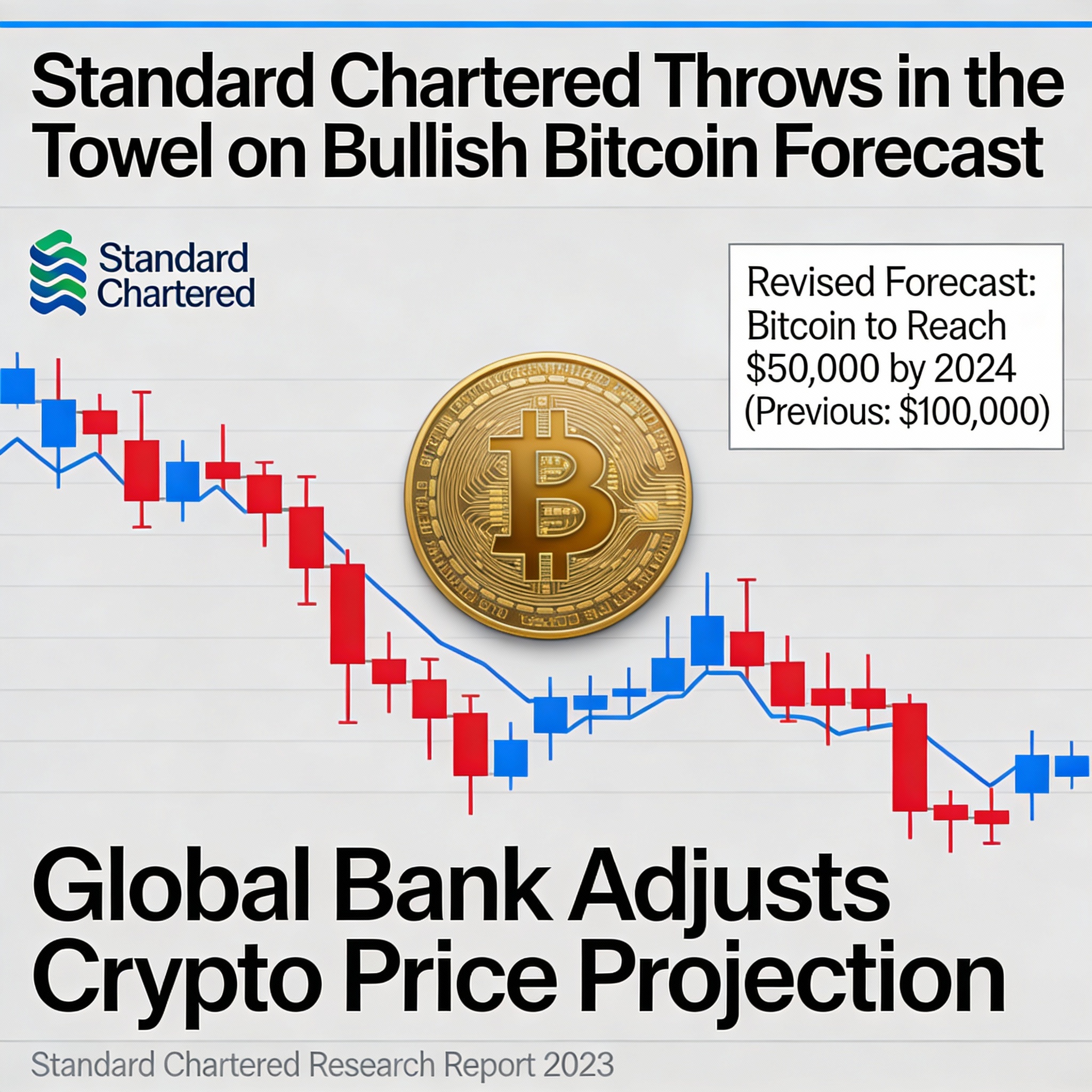 Banking Giant Standard Chartered Walks Back Its Bullish Bitcoin Call