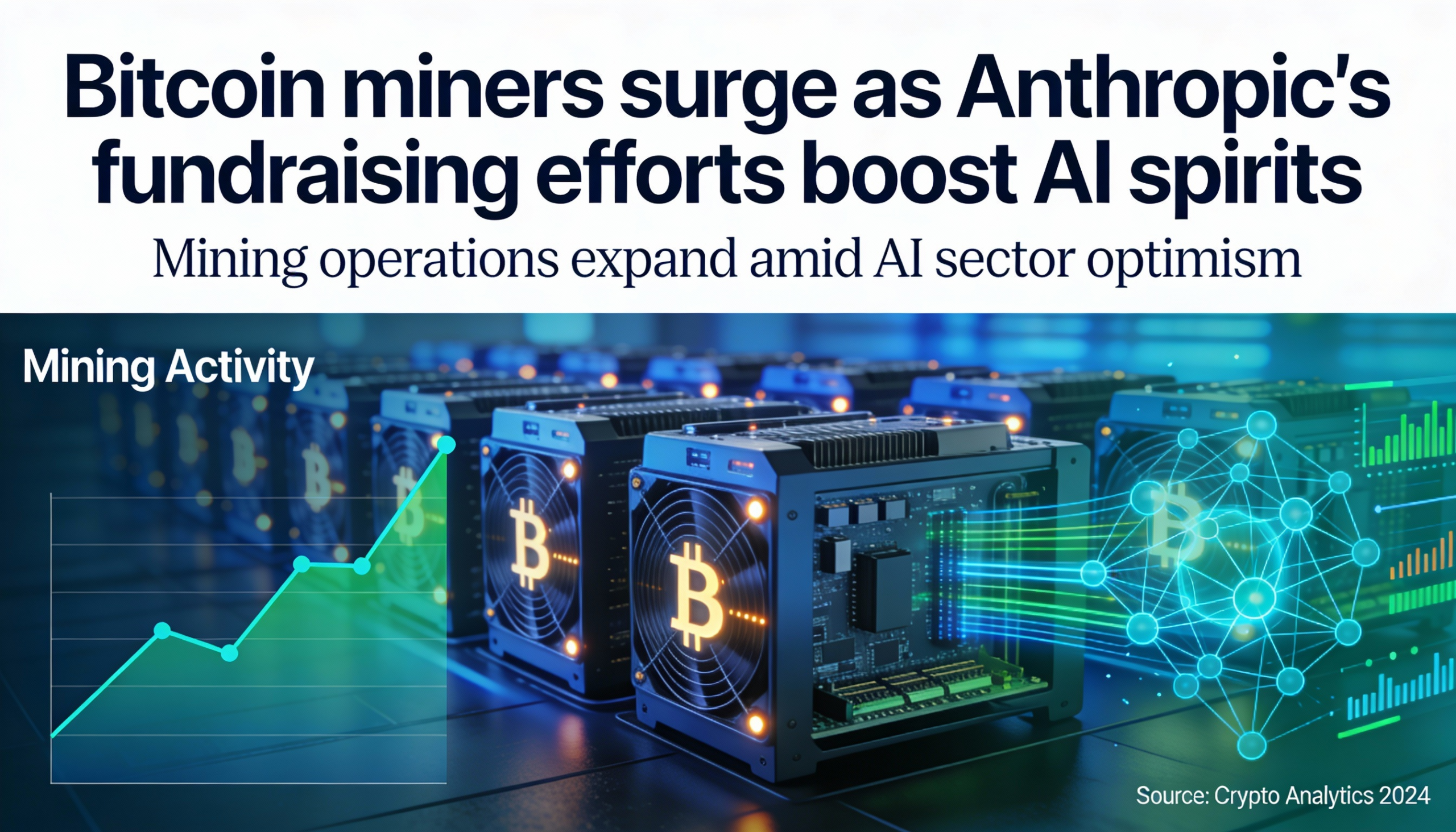 Bitcoin Miners Rally on AI Optimism Following Anthropic Fundraising