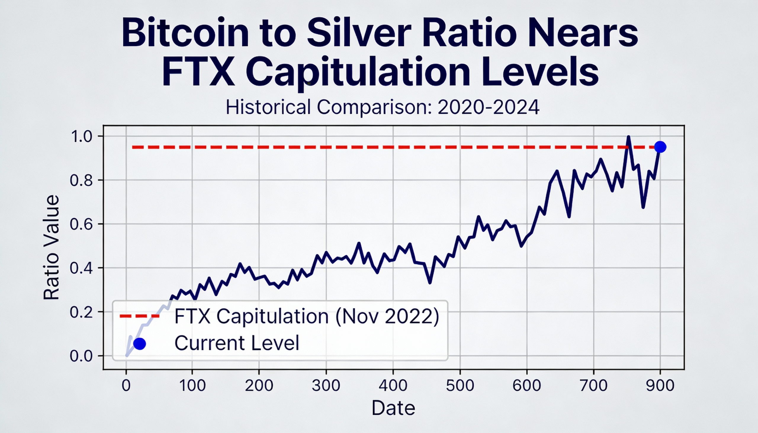 Bitcoin vs. Silver Ratio Slips Toward FTX Capitulation Lows