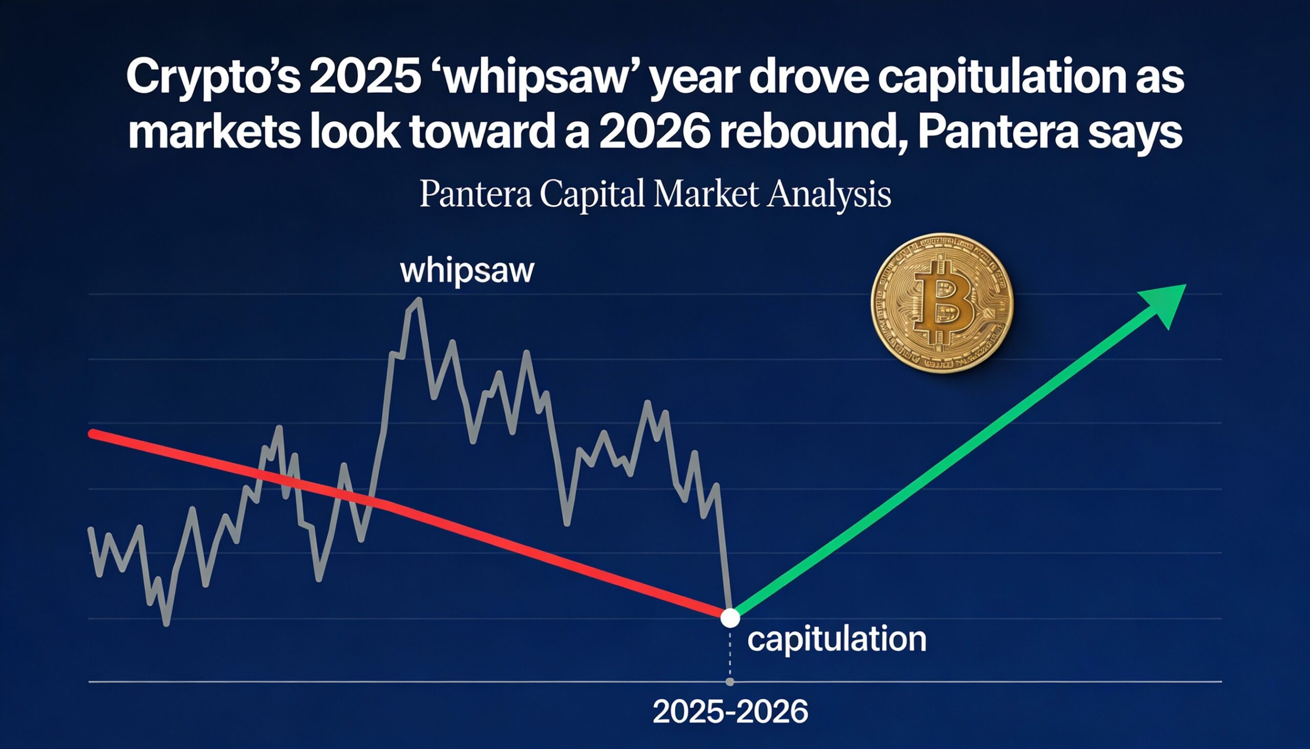 Pantera says crypto’s volatile 2025 led to widespread capitulation, with investors now eyeing a 2026 rebound