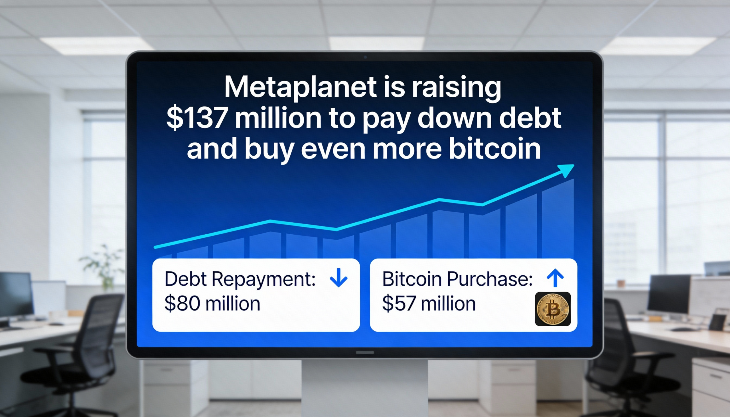 Metaplanet is securing $137 million to reduce debt and expand its bitcoin holdings