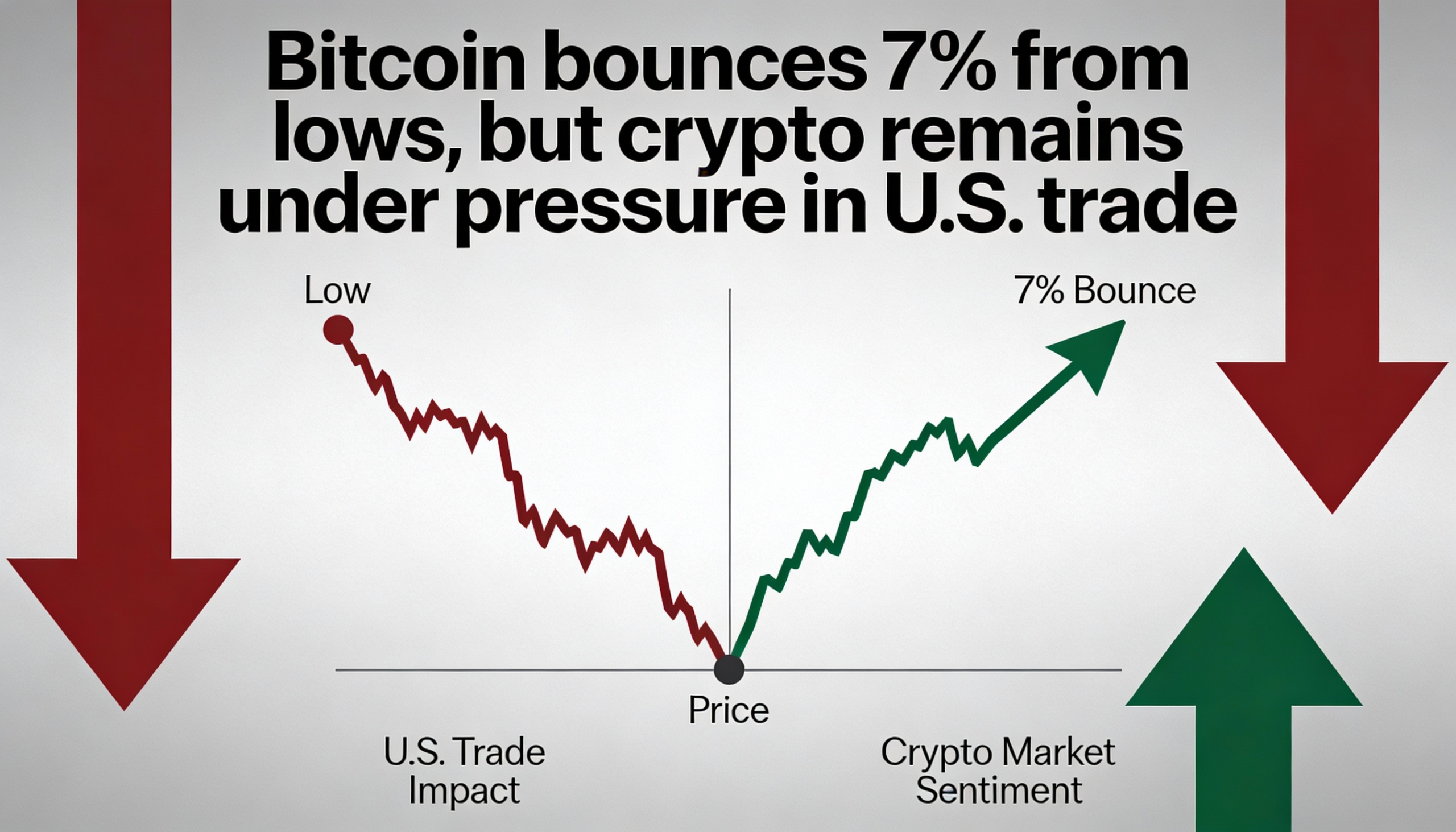 Bitcoin rebounds 7% from recent lows, though crypto stays under pressure in U.S. trading