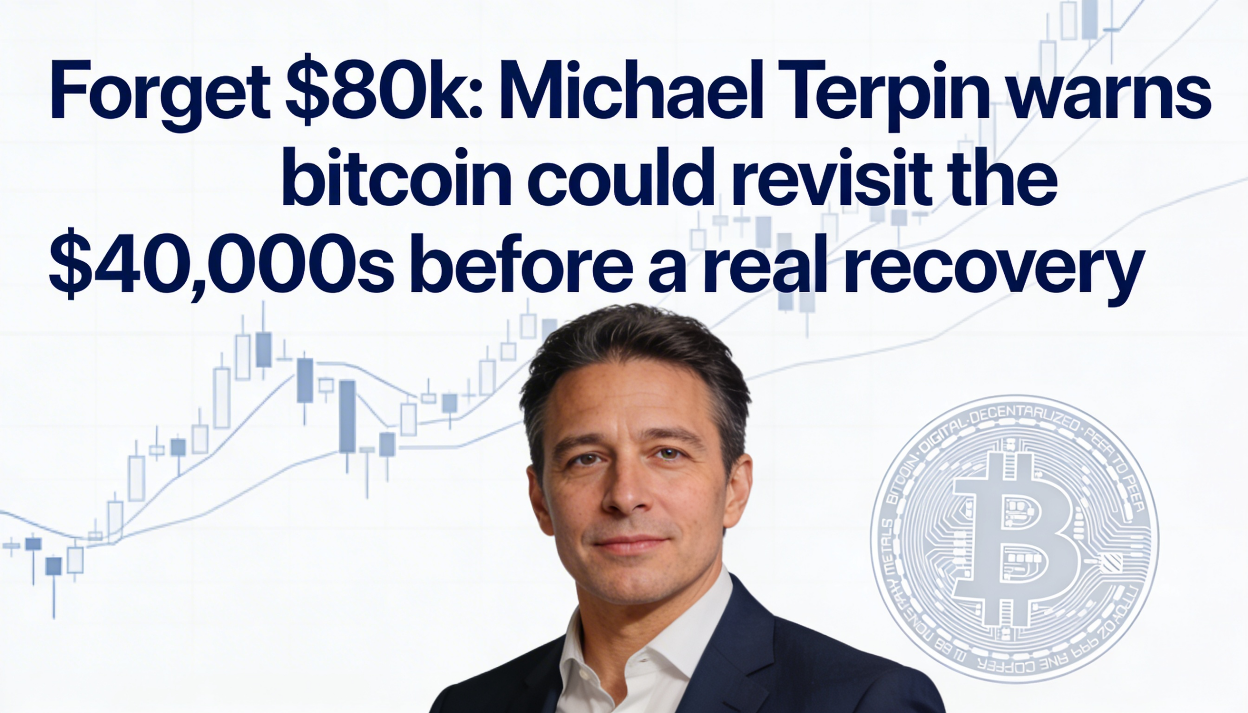 Not $80K yet — Michael Terpin cautions that bitcoin could retest the low $40,000s before any true recovery takes hold.