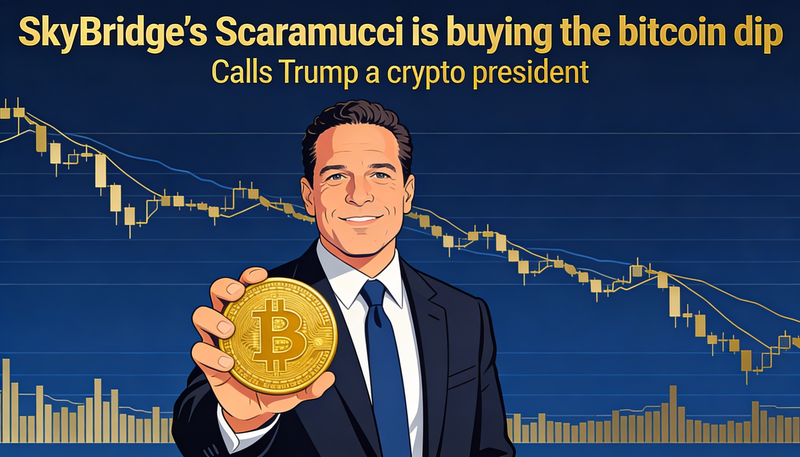 Scaramucci of SkyBridge is buying the Bitcoin dip, describing Trump as a pro-crypto leader.