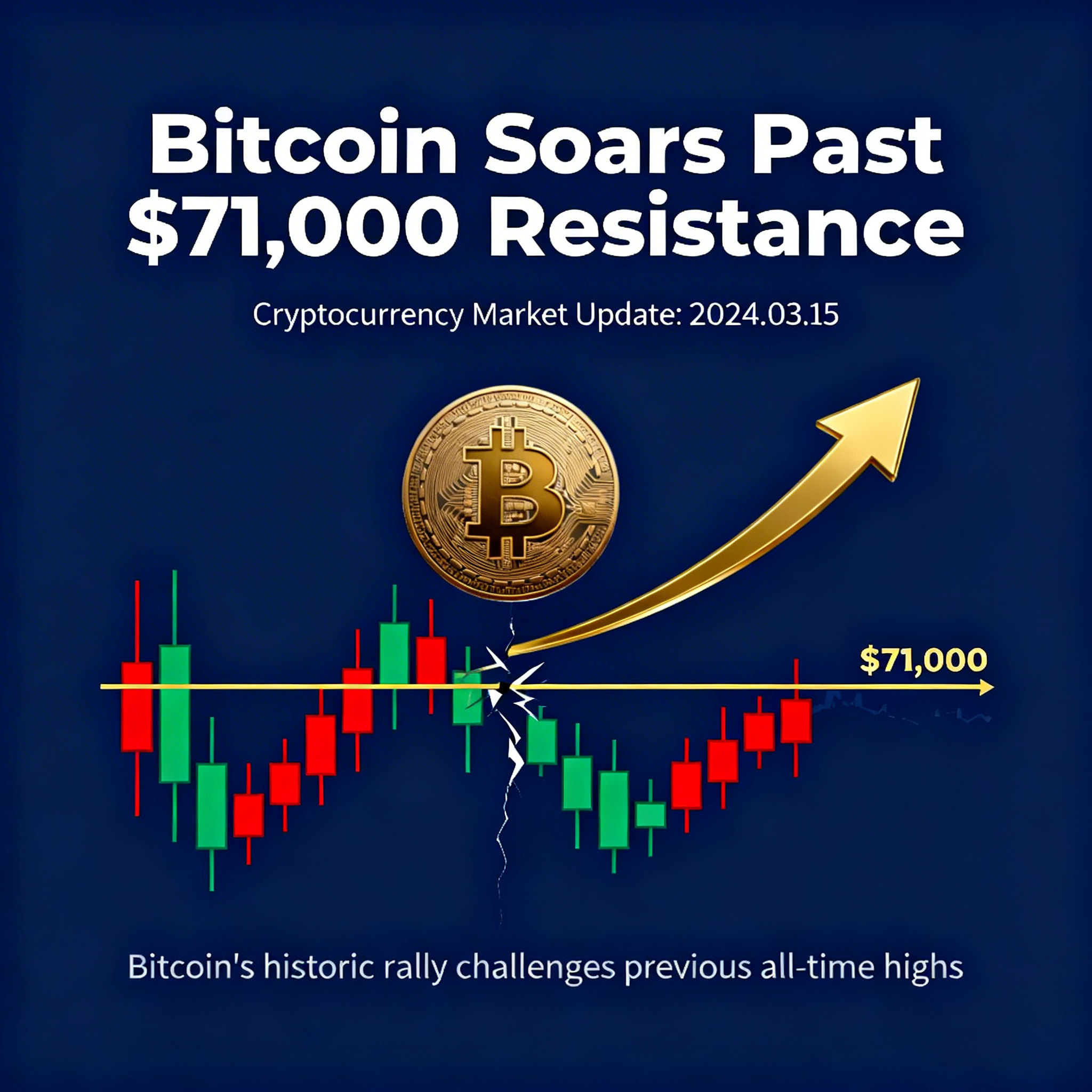Bitcoin surges above $71,000 as it shrugs off concerns over the Middle East conflict.