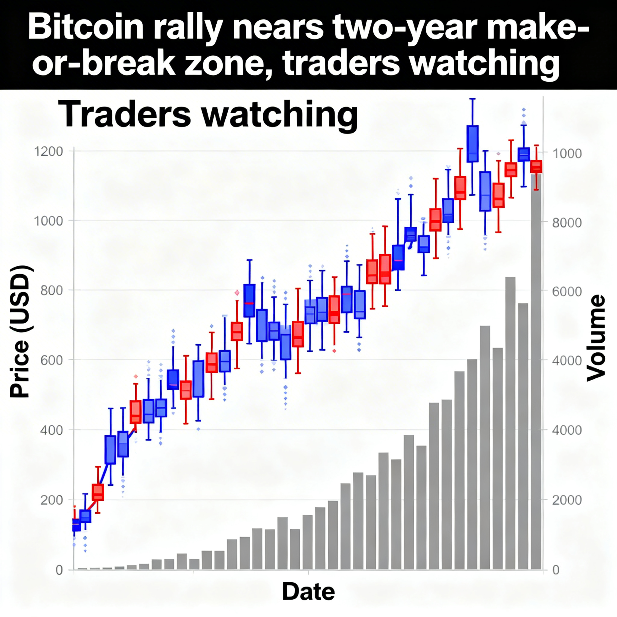 Bitcoin traders beware: The rally is approaching a critical two-year make-or-break price level.