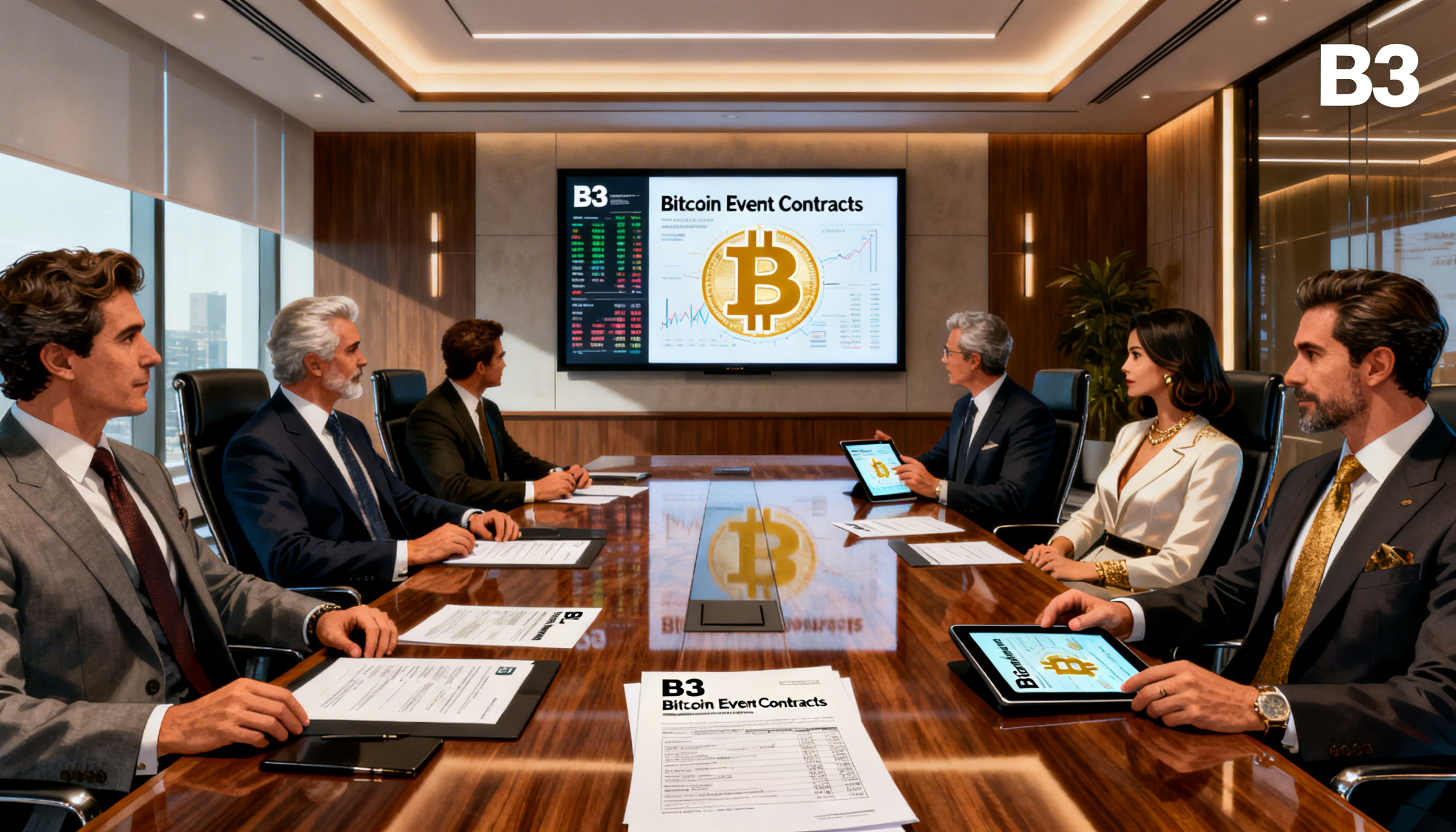 Bitcoin-linked event contracts are coming to Brazil’s B3 exchange, catering to affluent traders.