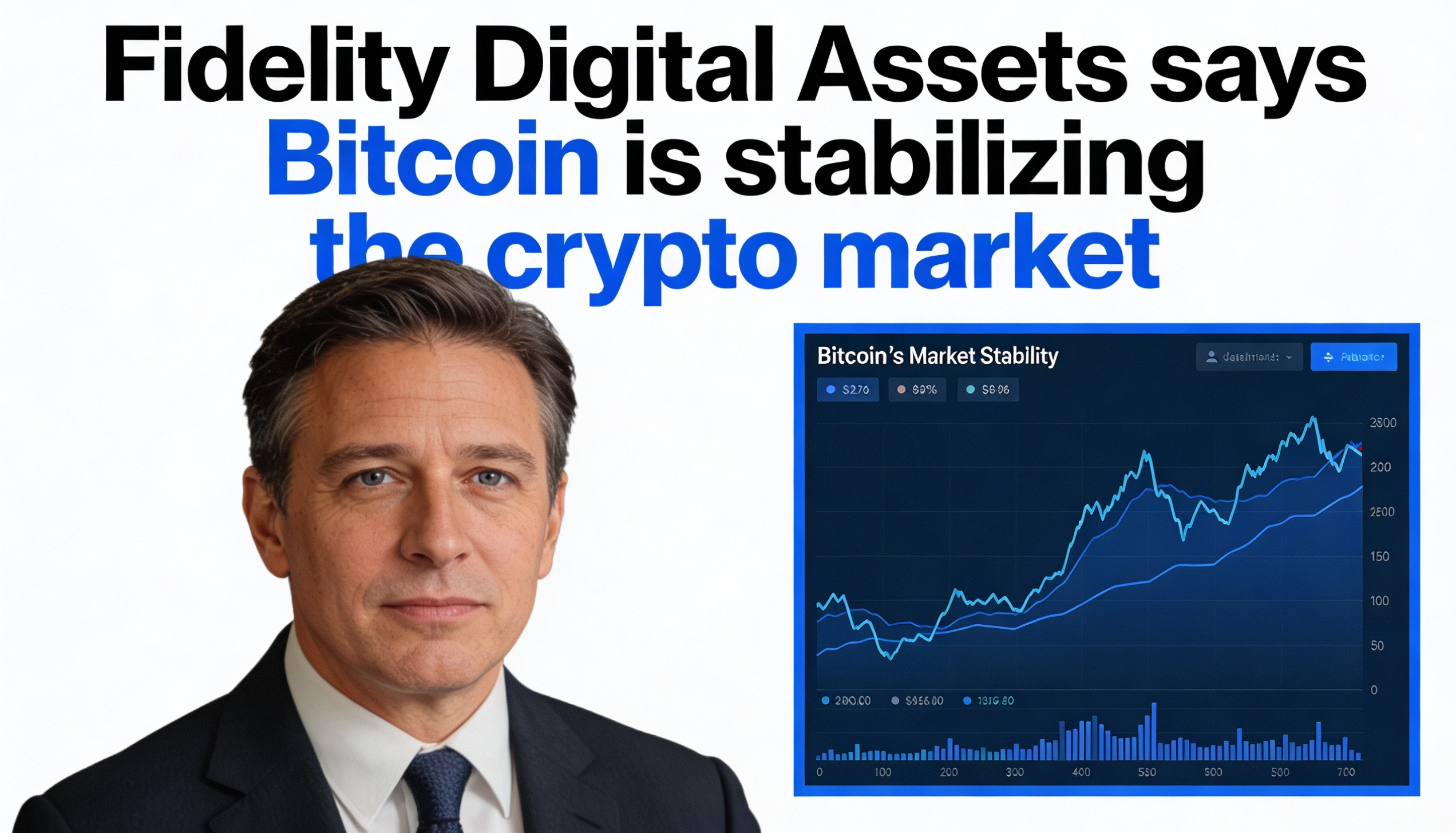 Fidelity Digital Assets says Bitcoin is spearheading the stabilization of the crypto market.