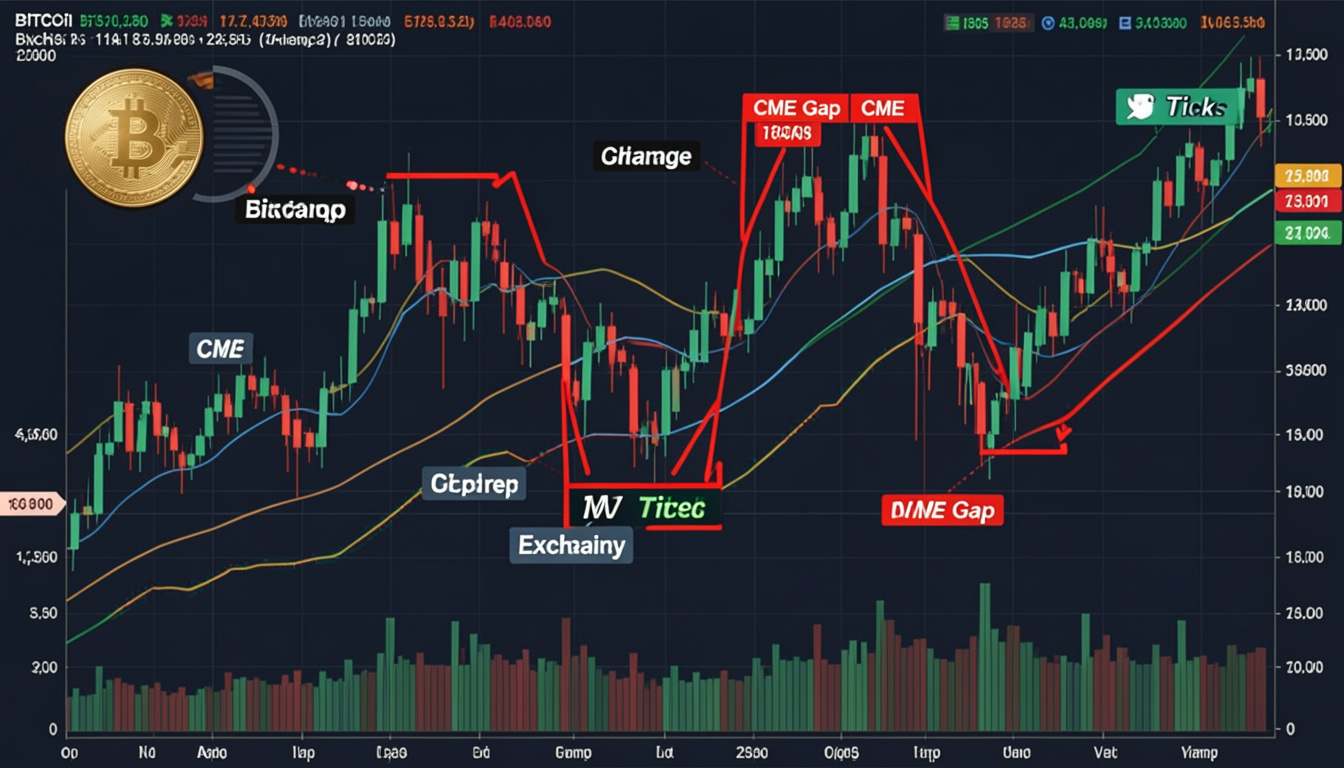 Bitcoin’s well-known CME gaps are nearing closure, though three still remain open.