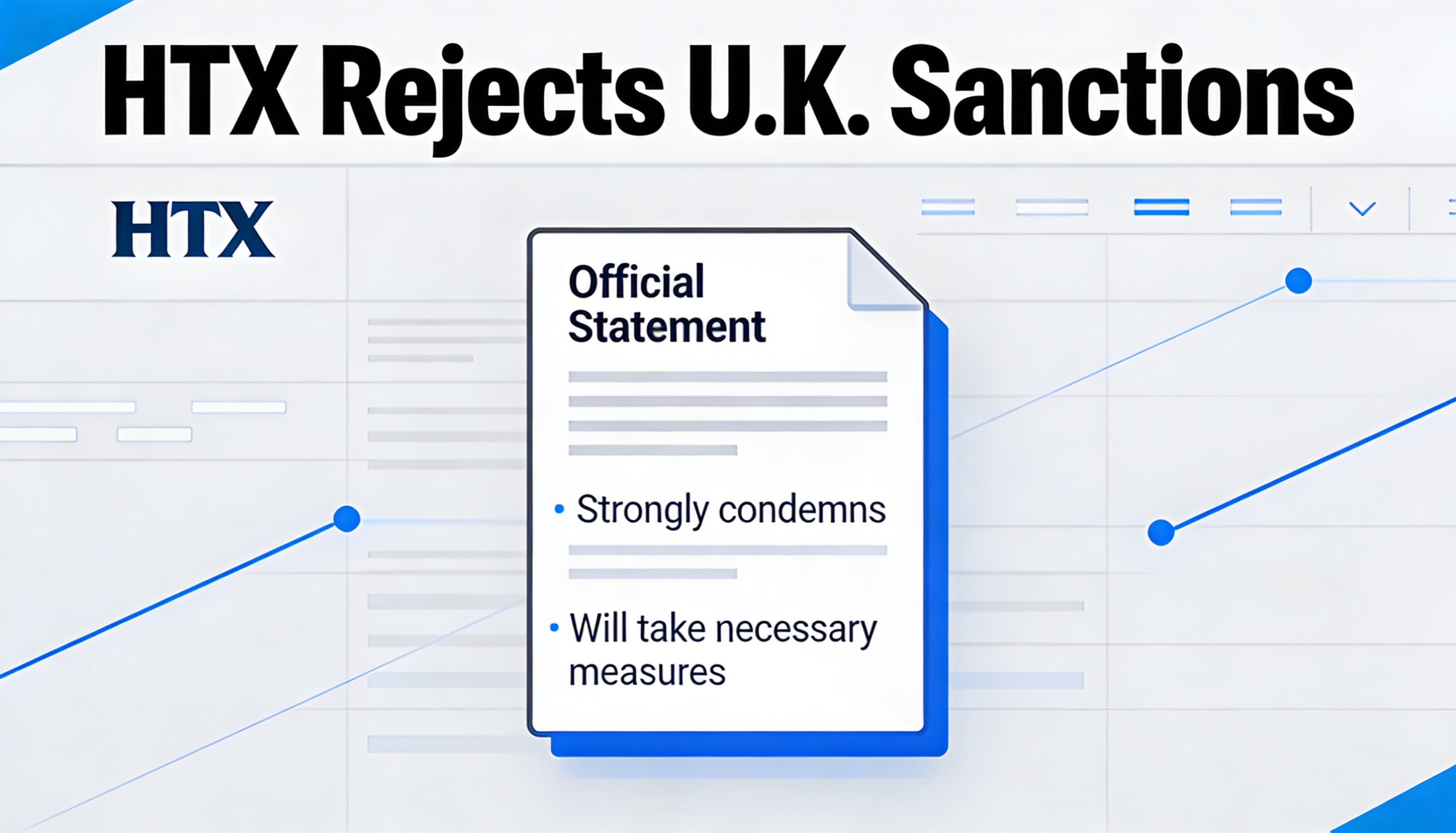 Crypto exchange HTX denies allegations of U.K. sanctions breaches, stating it declined to list a ruble-backed stablecoin