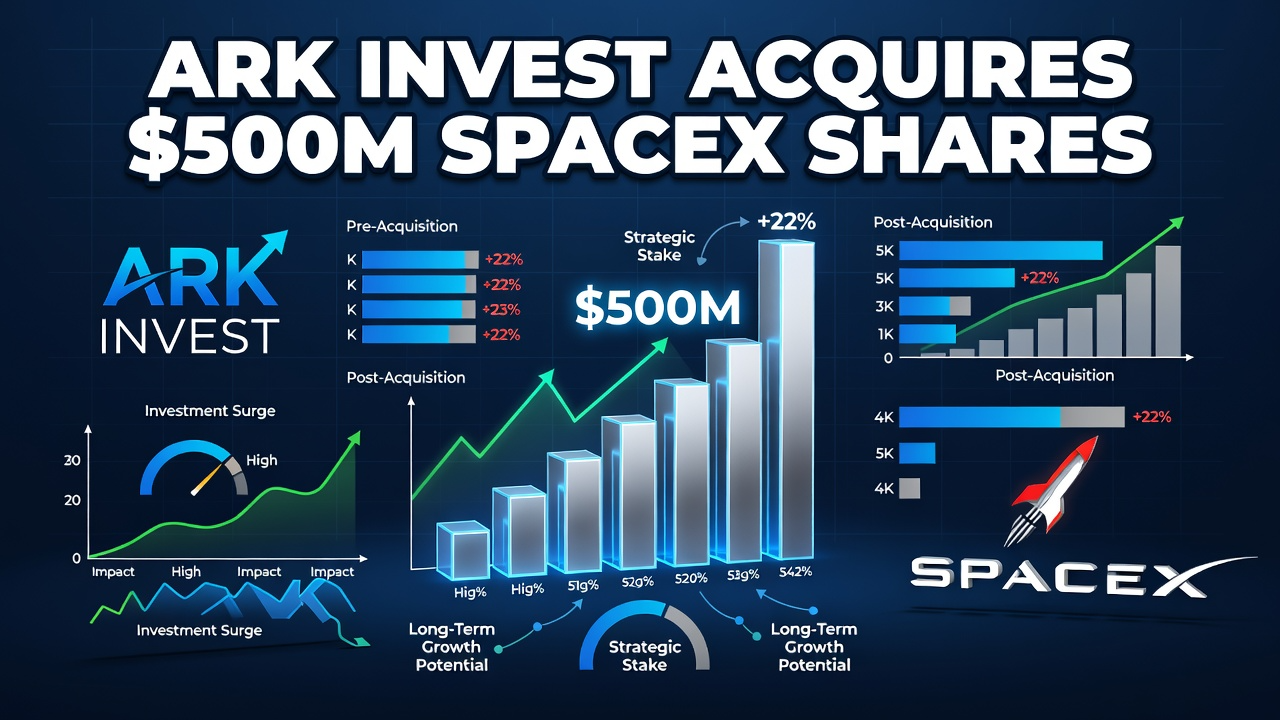 Ark Invest Goes Big on SpaceX, Buying $500M+ at IPO Launch