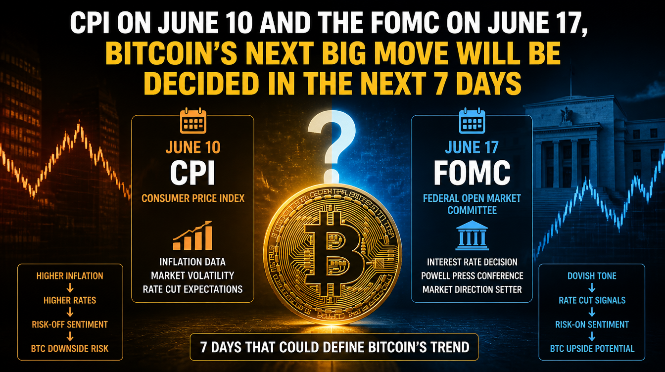 Bitcoin Faces a Defining Week: CPI and FOMC Could Trigger the Market’s Next Major Move