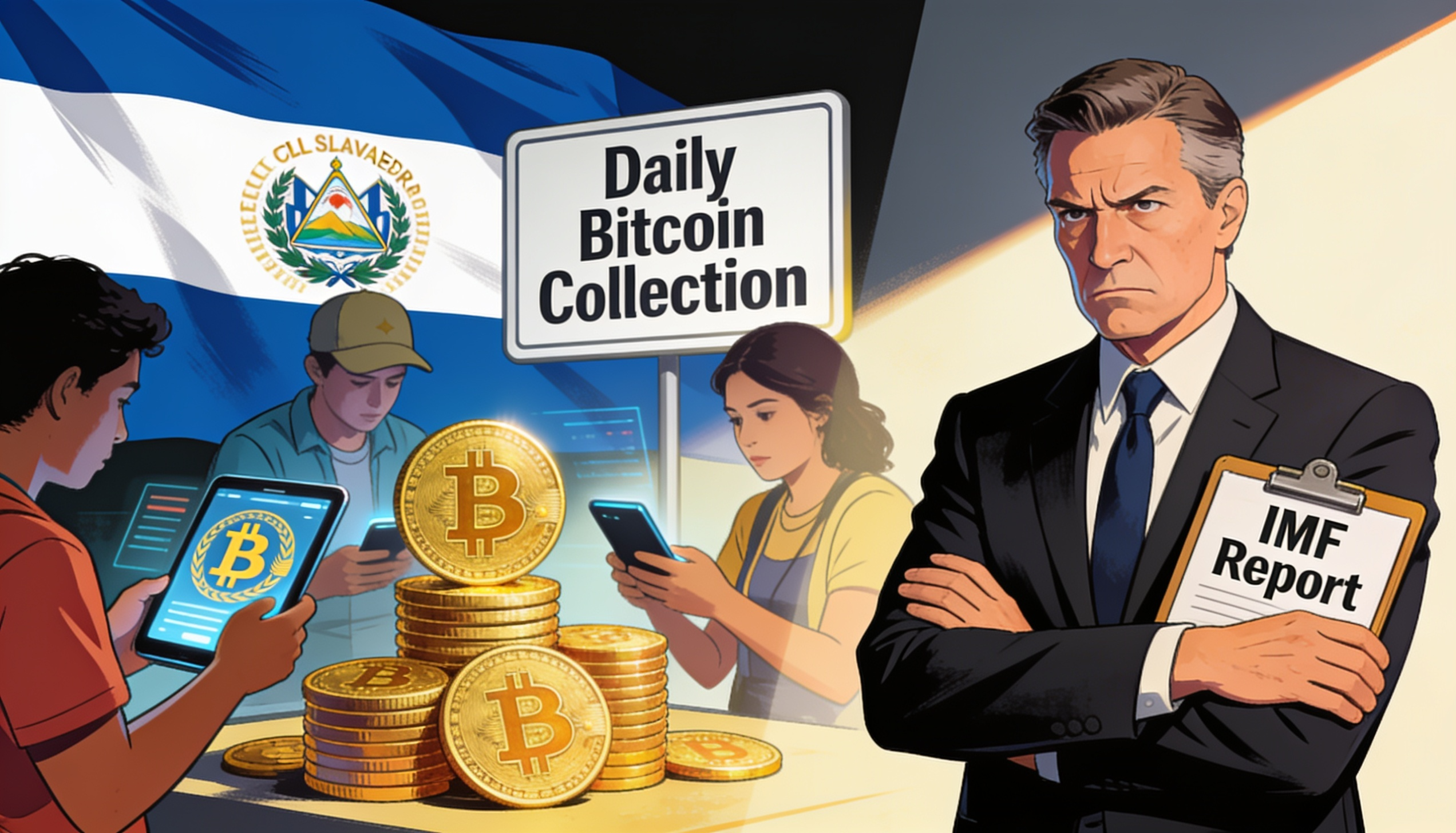 El Salvador Says It’s Stacking BTC Every Day — IMF Tells a Different Story