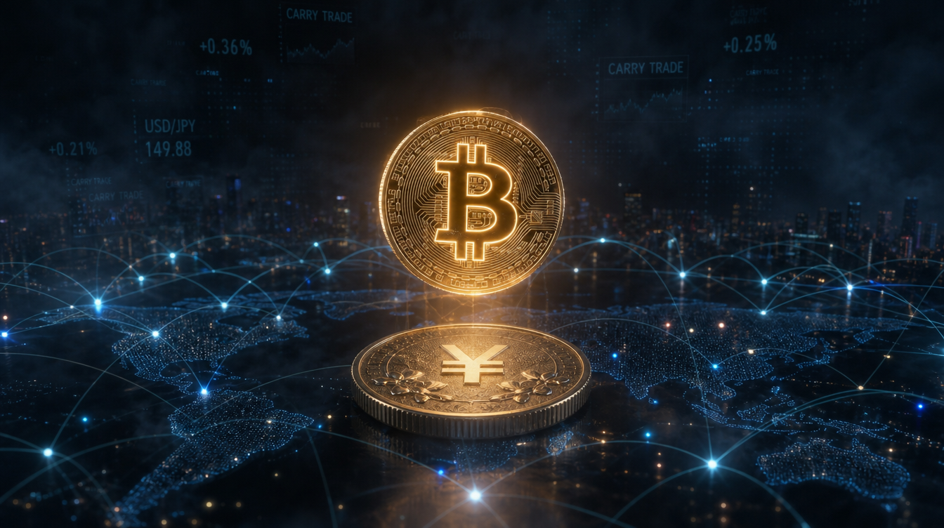 BoJ Stays at 1% While Yen Stabilization Slips, Fueling Bitcoin Risk Concerns