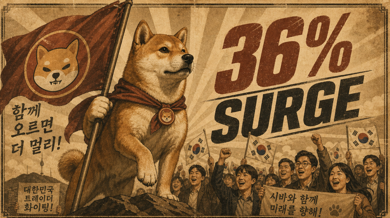 Mystery Rally Lifts Shiba Inu 36% as Korean Traders Pile In
