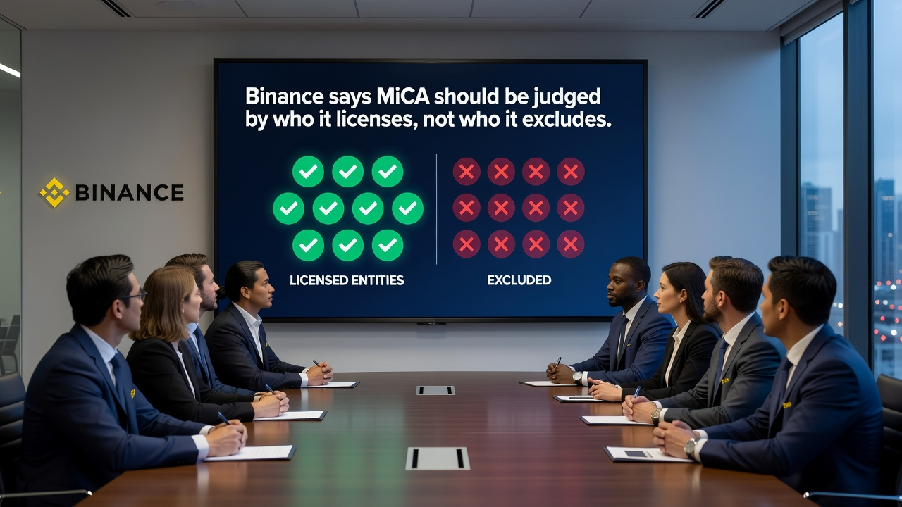 Binance Calls for Focus on Licensed Firms in MiCA Evaluation