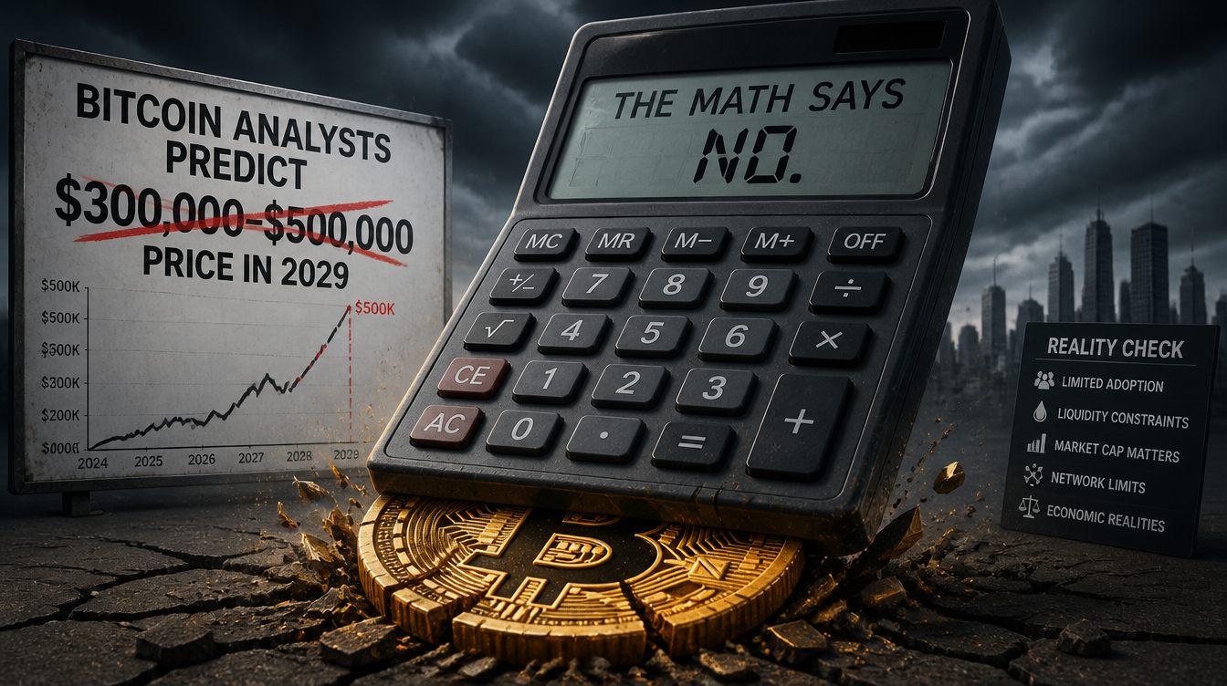 Sky-High Bitcoin Forecasts Clash With Hard Math Ahead of 2029