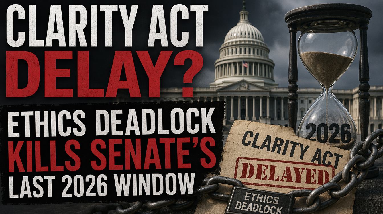 CLARITY Act Stalls as Senate Deadlock Closes 2026 Path