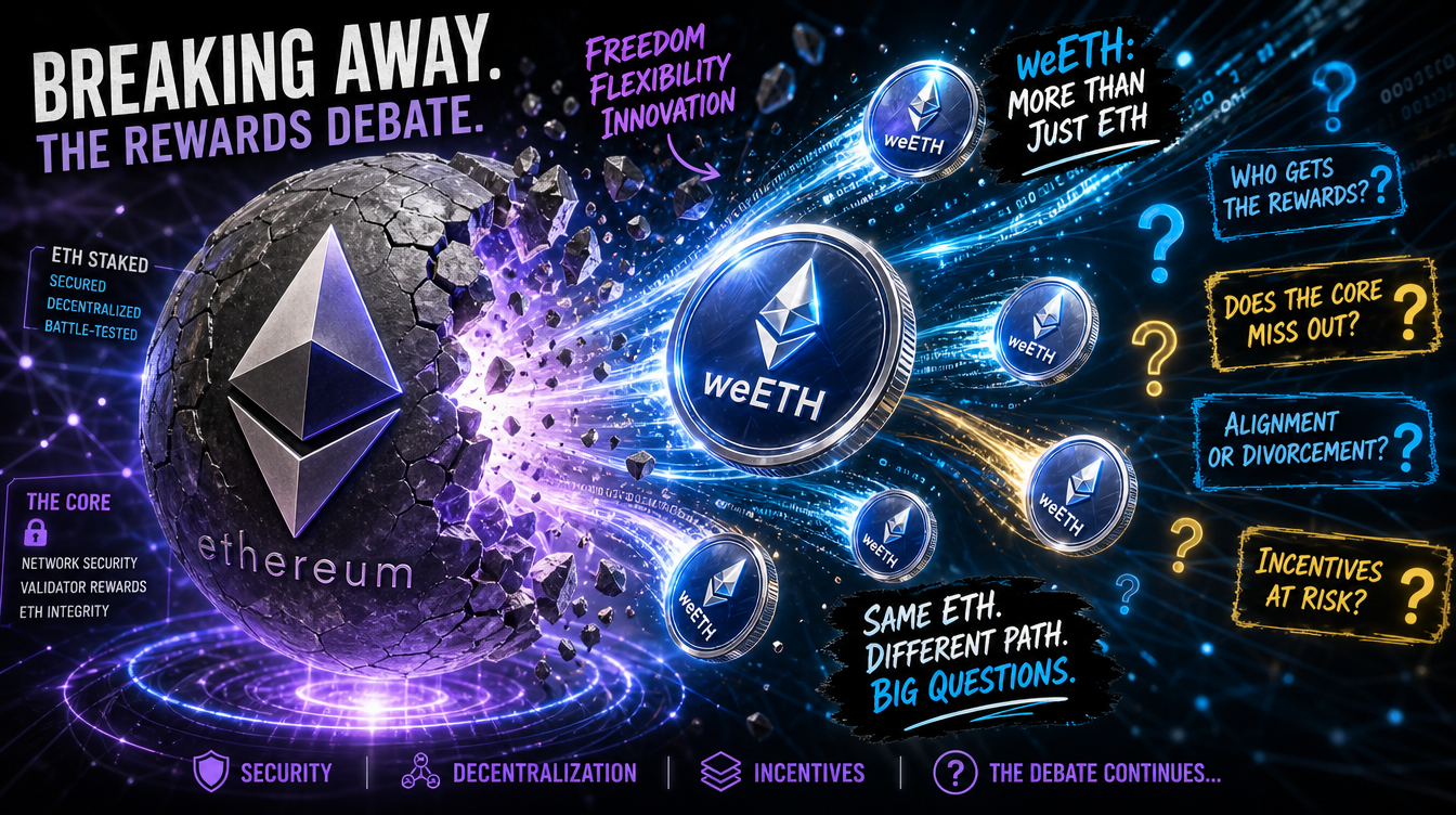 Ethereum Staking Token weETH Diverges as Reward Model Sparks Tension
