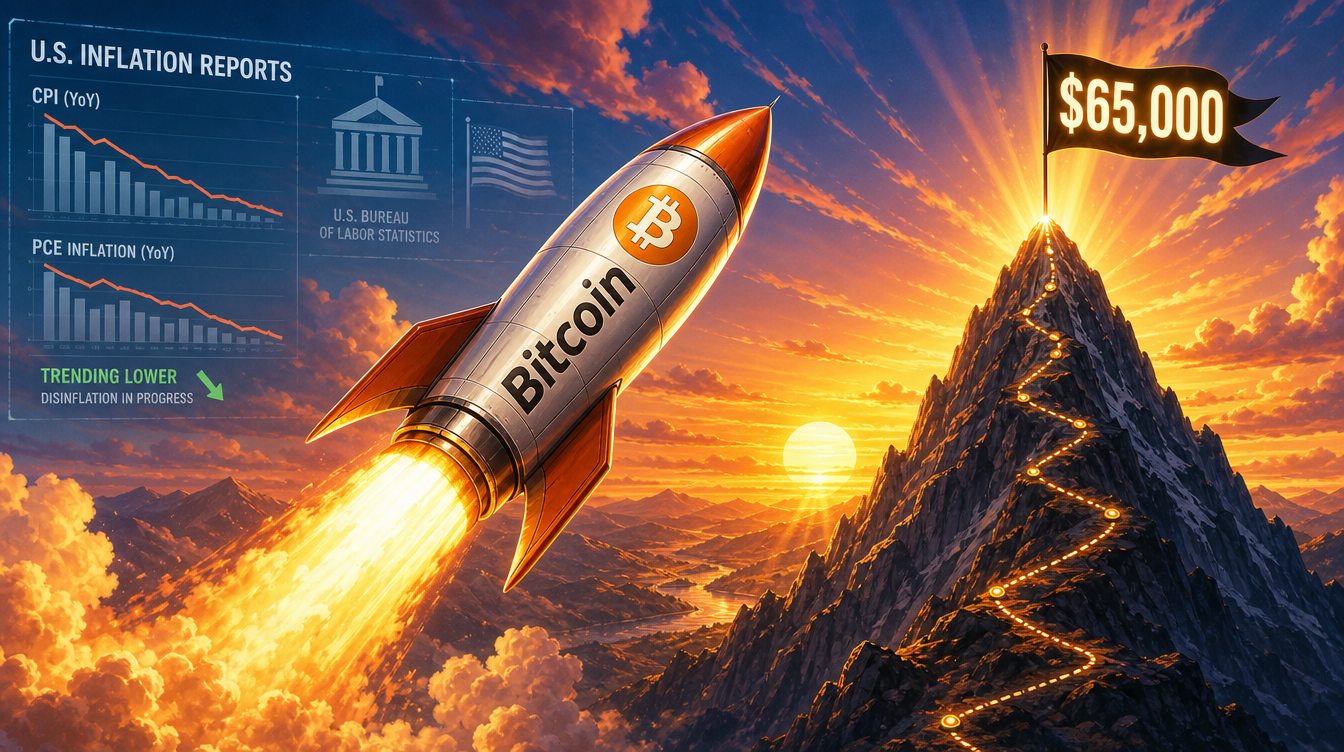 BTC Surges Past $65,000 With U.S. Inflation Report in Focus