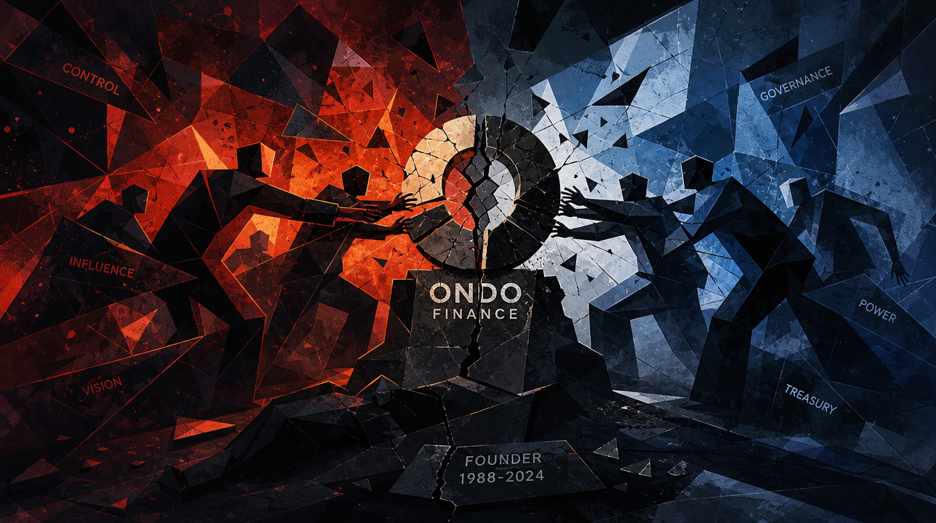 Ondo Finance Plunges Into Governance Crisis Following Founder’s Death