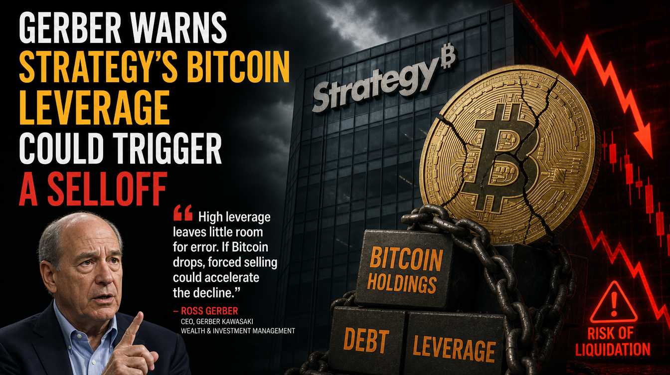 Gerber Sounds Alarm Over Strategy’s Leveraged Bitcoin Strategy